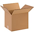 Partners Brand Corrugated Boxes, 12" x 10" x 10", Kraft, Pack Of 25