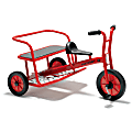 Winther Viking Twin Taxi, 24 7/16"H x 26 13/16"W x 37 13/16"D, Red 1 thumbnail image