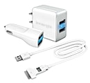 Innergie mMini Combo Duo USB Travel Charging Kit, White