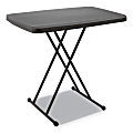 Iceberg IndestrucTable Too 1200 Series Personal Folding Table, Gray