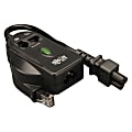 Tripp Lite Notebook In-Line Surge Protector 120V / 240V 2 C6 3-prong RJ45 1 thumbnail image
