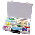 Unimed Infinite Divider Storage Box With Built-In Handle, 9 1/2" x 13 1/5" x 2 1/2"
