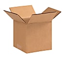 Partners Brand Corrugated Cube Boxes, 5" x 5" x 5", Kraft, Pack Of 25