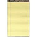 TOPS Second Nature Ruled Canary Writing Pads, Perforated, 50 Sheets Per Pad, 8 1/2" x 14", Canary Paper, Pack Of 12 1 thumbnail image