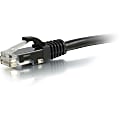 C2G 25ft Cat5e Ethernet Cable - Snagless Unshielded (UTP) - Black - Category 5e for Network Device - RJ-45 Male - RJ-45 Male - 25ft - Black