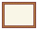 Geographics Certificates, 8-1/2" x 11", Burgundy Frame With Gold Foil, Pack Of 15