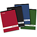 TOPS Small Top Binding Writing Tablets - 100 Sheets - 15 lb Basis Weight - 6" x 9" - 4 / Pack - White Paper Red, Black, Blue, Green Cover