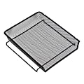 Universal® Mesh Stackable Side-Load Tray, Legal Size, Black 1 thumbnail image