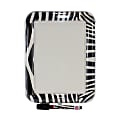 Locker Lounge™ Fashion Dry-Erase Board, 8"H x 11 1/8"W x 1/2"D, Zebra Print 1 thumbnail image