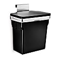 simplehuman® Plastic In-Cabinet Trash Can, 2.64 Gallons, Black 1 thumbnail image