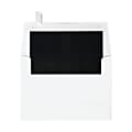 LUX Invitation Envelopes, A6, Peel & Press Closure, Black/White, Pack Of 500