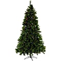 Fraser Hill Farm 6.5' Artificial Canyon Pine Christmas Tree With Multicolor LED Lights And EZ Connect 1 thumbnail image