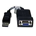 StarTech.com DisplayPort to VGA Adapter, Active DP to VGA Converter, 1080p Video DP to VGA Monitor Dongle, Latching DP Connector, Durable