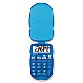 Sharp Calculators ELS10 Handheld Calculator - 8 Digits - LCD - Battery Powered - 4.2" x 2.8" x 0.4" - Blue - 1 Each 1 thumbnail image