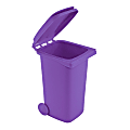 Locker Lounge™ Mini Locker Trash Bin, 4"H x 3 1/4"W x 6"D, Purple