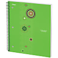 Five Star® Style Notebook, 8 1/2" x 11", 1 Subject, College Ruled, 50 Sheets, Green Geo Floral