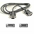 Belkin Serial Extension Cable - DB-9 Male Serial - DB-9 Female Serial - 10ft 1 thumbnail image