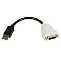 StarTech.com DP2DVI DisplayPort to DVI Adapter, DisplayPort to DVI-D Adapter/Video Converter 1080p, DP 1.2 to DVI Monitor, Latching DP Connector