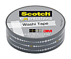 Scotch Expressions Washi Tape, .59" x 393", Grey Bubble Dots 1 thumbnail image