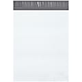 Office Depot® Brand 12" x 15-1/2" Poly Mailers, White, Case Of 500 Mailers