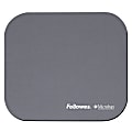 Fellowes® Mouse Pad With Microban®, 8" x 9", Graphite