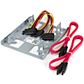 StarTech.com Dual 2.5" to 3.5" HDD Bracket for SATA Hard Drives - 2 Drive 2.5" to 3.5" Bracket for Mounting Bay 1 thumbnail image