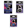 Master Lock® Laminated Padlock, Brass, Blue 1 thumbnail image