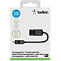 Belkin Mini DisplayPort to HDMI Adapter, 4K - HDMI/Mini DisplayPort A/V Cable for Audio/Video Device, MacBook, MacBook Air, MacBook Pro, Tablet - First End: 1 x Mini DisplayPort Digital Audio/Video - Second End: 1 x HDMI Digital Audio/Video