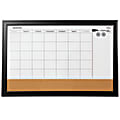 Quartet® Home Decor Magnetic Combination Dry-Erase Whiteboard/Calendar Board, 23" x 35", White 1 thumbnail image