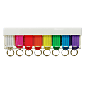 Office Depot® Brand Key Rack, Assorted Color Key Chains, Holds 8