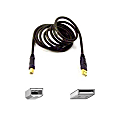 Belkin® Gold Series USB 2.0 Device Cable, A/B, 16', Black