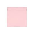 LUX Square Envelopes, 7 1/2" x 7 1/2", Peel & Press Closure, Candy Pink, Pack Of 1,000