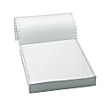 OfficeMax Continuous Computer Form Paper, 9-1/2"W X 11"L, 4 Part Color Carbonless Paper, Blank, with 1/2" standard vertical strip off perforations 1 thumbnail image