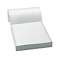 OfficeMax Continuous Computer Form Paper, 9-1/2"W X 11"L, 4 Part Color Carbonless Paper, Blank, with 1/2" standard vertical strip off perforations