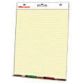 Office Depot® Brand 30% Recycled Self-Stick Easel Pads, 25" x 30", Faint Ruled, 40 Sheets, Yellow, Pack Of 2 1 thumbnail image