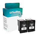 Office Depot® Brand Remanufactured Black Ink Cartridge Replacement For HP 98, Pack Of 2, OM99929