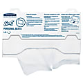 Kimberly-Clark® Scott® Personal Seats Sanitary Toilet Seat Covers, 15" x 18", 50% Recycled, White, Pack Of 125