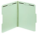 Office Depot® Brand Pressboard Expanding File Folders, 2" Expansion, 9 1/2" x 14 5/8", Legal Size, Green, Pack Of 25