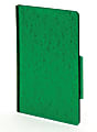[IN]PLACE® Moisture-Resistant Classification Folders, Legal Size, 2 Dividers, 30% Recycled, Dark Green, Box Of 10