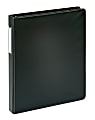 Office Depot® Brand Durable 3-Ring Binder, 1" D-Rings, 100% Recycled, Black