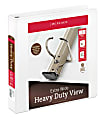 [IN]PLACE® Extra-Wide View 3-Ring Binder, 1 1/2" D-Rings, 100% Recycled, White 1 thumbnail image