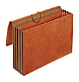 Office Depot® Brand Heavy-Duty Expanding Wallets, 5-1/4" Expansion, Legal Size, Brown, Box Of 5 1 thumbnail image