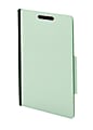 [IN]PLACE® Classification Folders, Legal, 2 Dividers, 30% Recycled, Light Green, Box Of 10 Folders
