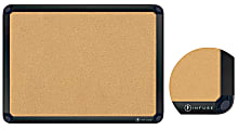 INFUSE Black Framed 6' x 4' Cork Boards With Rubber Corners 1 thumbnail image