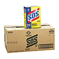 Clorox® S.O.S. Steel Wool Heavy-Duty Soap Pads, 15 Per Box, Case Of 12 Boxes