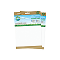 MasterVision™ Earth 100% Recycled Self-Stick Easel Pads, 25" x 30", White, 30 Sheets, Pack Of 2
