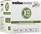 Boise® X-9® SPLOX® Reamless Multi-Use Printer & Copy Paper, 5 Reams, White, Letter (8.5" x 11"), 2500 Sheets Per Case, 20 Lb, 92 Brightness 1 thumbnail image