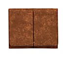 Office Depot® Brand Heavy-Duty Expanding Wallets, 3 1/2" Expansion, Letter Size, Brown, Box Of 5 Wallets