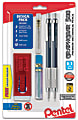 Pentel® Graph Gear 500™ Mechanical Drafting Pencils, 0.7 mm, Blue Barrel, Pack Of 2