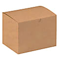Office Depot® Brand Gift Boxes, 6"L x 4 1/2"W x 4 1/2"H, 100% Recycled, Kraft, Case Of 100